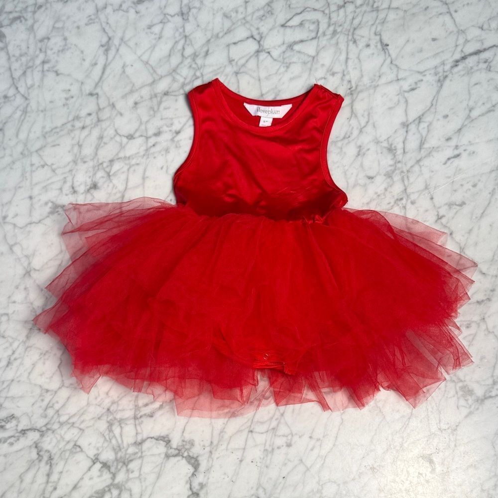 Iloveplum Bae Red Tutu Dress Sz 6Y